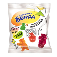 Мармелад жевательный "Бегемотик Бонди" ассорти вкусов с витаминами 30г фото