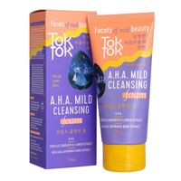 Пенка для умывания "TokTok" мягкая очищающая с A.H.A кислотами 120мл фото