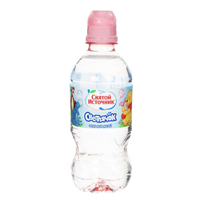 Вода питьевая "Святой Источник" "Светлячок" негазированная 0,33л фото