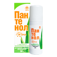 Спрей &quot;АФА&quot; Пантенол с алоэ вера и облепиховым маслом 58г фото