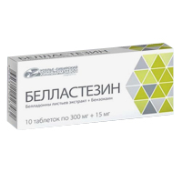 Белластезин таблетки 300мг+15мг фото
