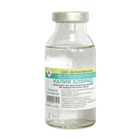 Калия хлорид концентрат для приготовления инъекционного раствора 40мг/мл 100мл фото