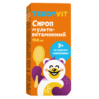 TeddyVit "Мультивитаминный" сироп со вкусом апельсина 150мл фото