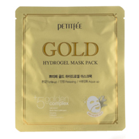 Маска "Petitfee" Gold гидрогелевая для лица с золотом 32г фото