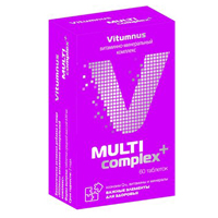 VitUmnus "Multi Complex+" Витаминно-минеральный комплекс таблетки 630мг фото