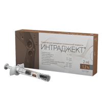 Интраджект средство для замещения синовиальной жидкости 1,2% 2мл фото