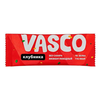 Батончик протеиновый "Vasco" в глазури со вкусом клубники 40г фото