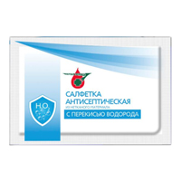 Салфетка "Апполо" антисептическая с перекисью водорода 130х180мм фото
