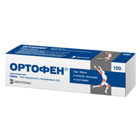 Ортофен гель 5% 100г фото