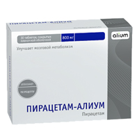Пирацетам-Алиум таблетки 800мг фото