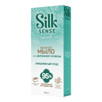 Silk Sense мыло нежное с экстрактами алоэ и календулы 190мл фото