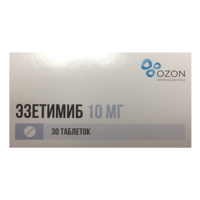 Эзетимиб таблетки 10мг фото