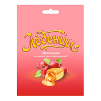Карамель леденцовая с витамином С со вкусом шиповника 60г фото