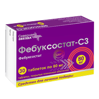 Фебуксостат-СЗ таблетки 80мг фото