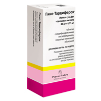 Гино-Тардиферон таблетки 80мг+0,35мг фото