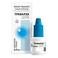 Травалза Дуо капли глазные 5мг/мл+0,04мг/мл 2,5мл фото