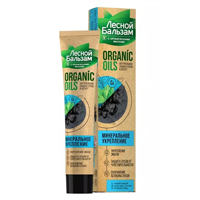 Зубная паста "Лесной бальзам" Organic Oils Минеральное укрепление с органическими маслами, углем и кальцием 75мл фото