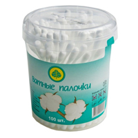 Ватные палочки "Планета здоровья" банка фото