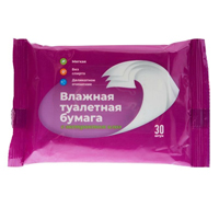 Бумага туалетная влажная с экстрактом алоэ фото
