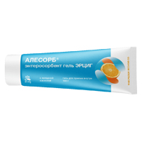Erzig &quot;Алесорб&quot; Энтеросорбент Эрциг гель со вкусом апельсина 180г фото