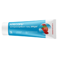 Erzig &quot;Алесорб&quot; Энтеросорбент Эрциг гель со вкусом клубники 180г фото