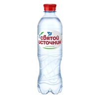 Вода питьевая "Святой Источник" газированная 0,5л фото