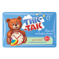 Тик-Так мыло нейтральное с оливковым молочком 90г фото