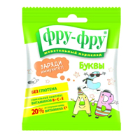 Мармелад жевательный "Фру-Фру" Буквы 50г фото