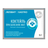 Леовит Gastro коктейль белково-облепиховый 15г фото