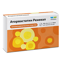 Аторвастатин Реневал таблетки 10мг фото