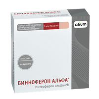 Бинноферон альфа раствор для инъекций 3млн.МЕ/0.9мл фото