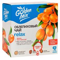 Чай облепиховый "GoldenMix" Relax 18г фото