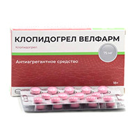 Клопидогрел Велфарм таблетки 75мг фото