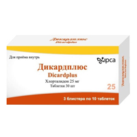 Дикардплюс таблетки 25мг фото