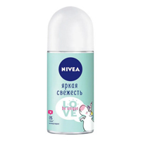 Nivea дезодорант Яркая свежесть. LOVE Be Unique шариковый 50мл фото