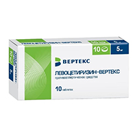 Левоцетиризин-Вертекс таблетки 5мг фото