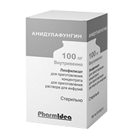Анидулафунгин ПСК лиофилизат для инъекций 100мг фото