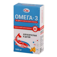 Salmonica "Омега-3 из дикого камчатского лосося для взрослых и детей" капсулы 1000мг фото