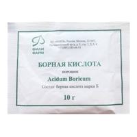 Борная кислота ФОРП порошок 10г фото