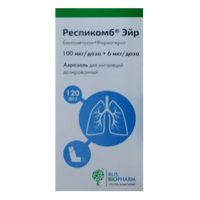Респикомб Эйр аэрозоль 100мкг+6мкг/доза (120доз) фото