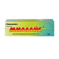 Миалайс гель 1% 20г фото