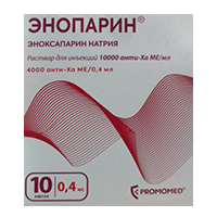 Энопарин раствор для инъекций 10000анти-Xa МЕ/мл 0,4мл фото