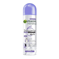 Дезодорант-антиперспирант "Garnier" Mineral "Защита 6 Кожа+одежда. Весенняя свежесть" спрей 150мл фото