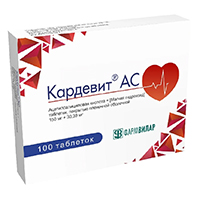 Кардевит АС таблетки 150мг+30,39мг фото