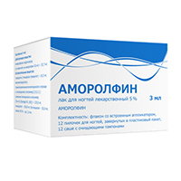 Аморолфин лак для ногтей 5% 3мл фото