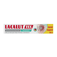 Крем для фиксации зубных протезов "Lacalut" FIX мятный вкус 70г фото