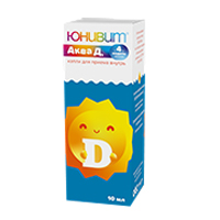 Юнивит Аква Д3 капли 15000МЕ/мл 10мл фото