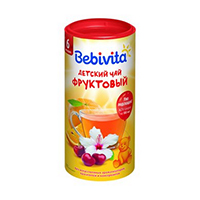 Чай "Bebivita" Фруктовый детский гранулированный 200г фото