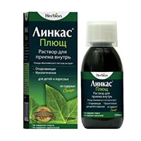 Линкас Плющ раствор 120мл фото