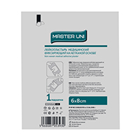 Master Uni пластырь фиксирующий на нетканой основе (для катетеров) 6х8см фото